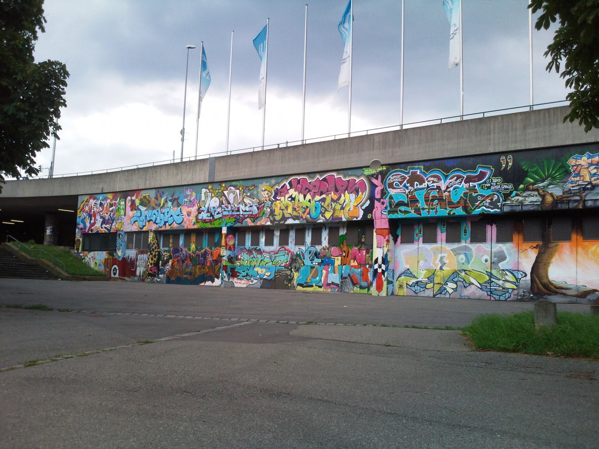 Graffiti Wall in Stuttgart - Photo by JayHardwood - Hof, Bad, Cannstadt