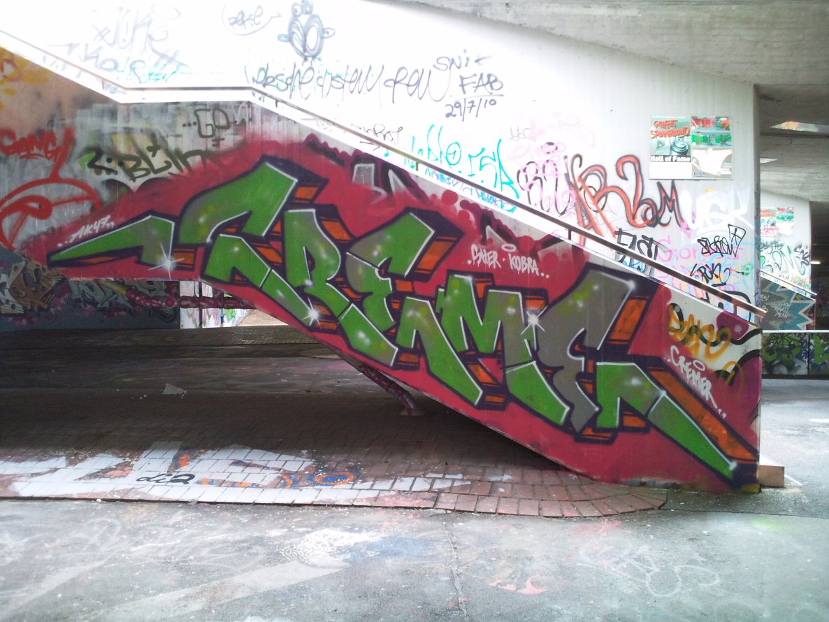 Graffiti Wall - Photo by JayHardwood - creme, Ak, 47