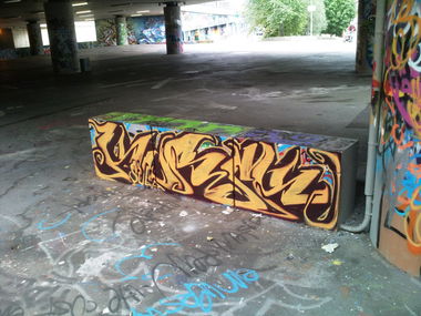 Graffiti Wall - Photo by JayHardwood - Kursk