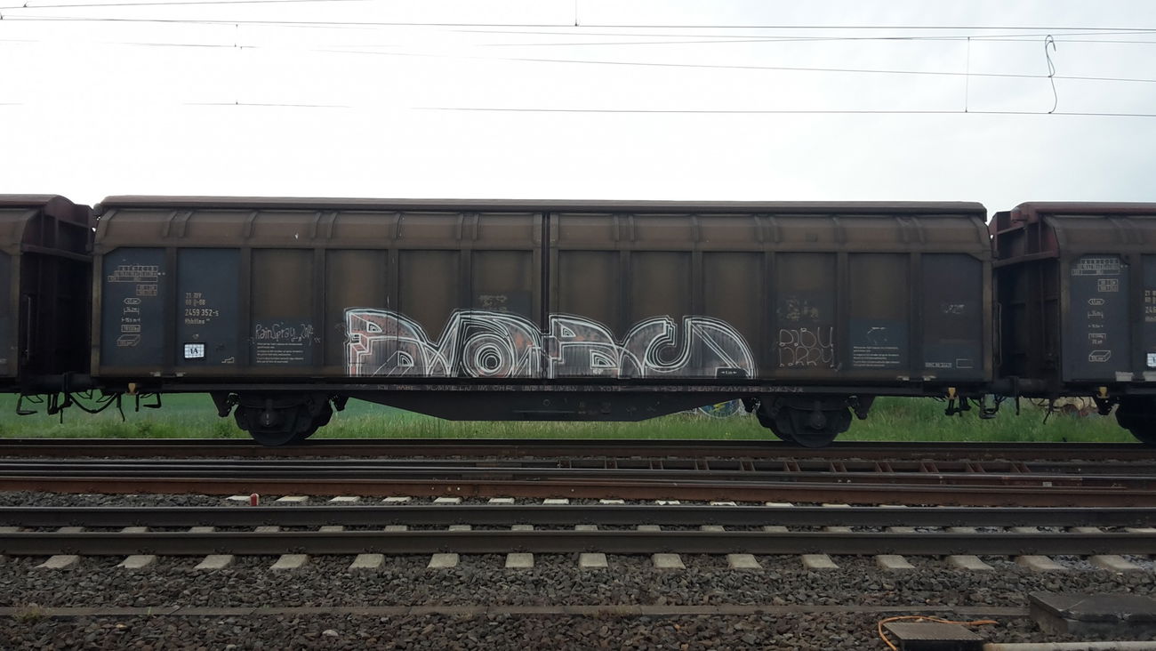 Graffiti Train - Photo by JemandAnders - fr8, Freight