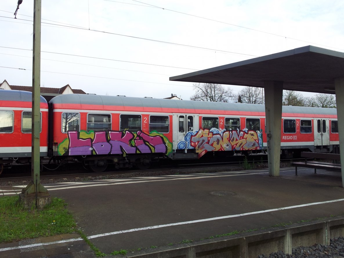 Graffiti Train - Photo by JemandAnders - lokii, enso