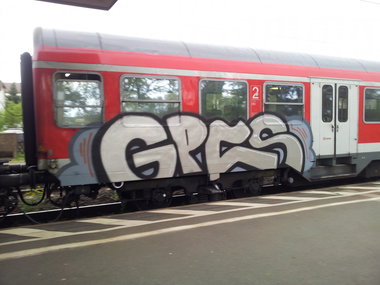 Graffiti Train - Photo by JemandAnders - GPCS