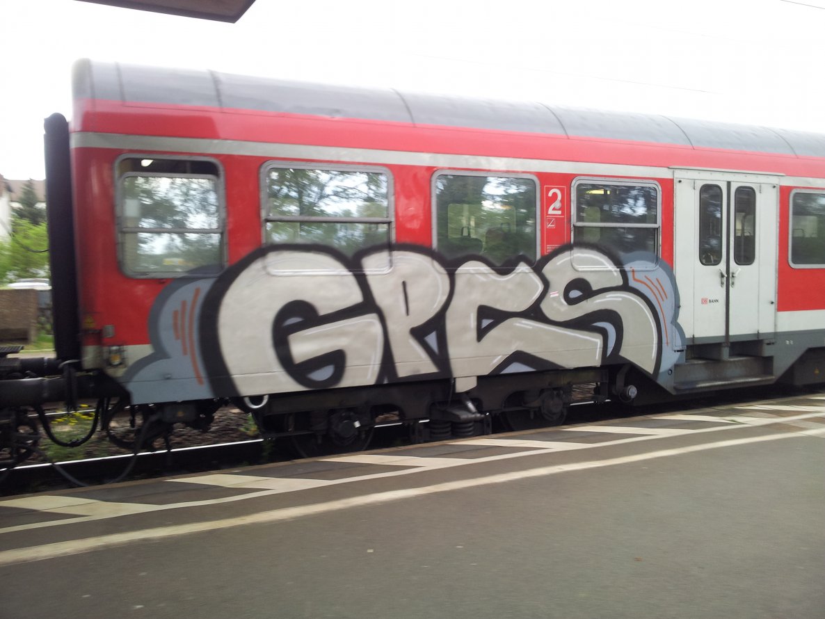 Graffiti Train - Photo by JemandAnders - GPCS