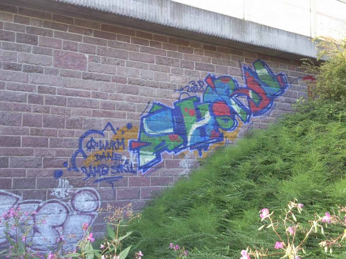 Graffiti Wall - Photo by JemandAnders - ahorn, 1+1, harz