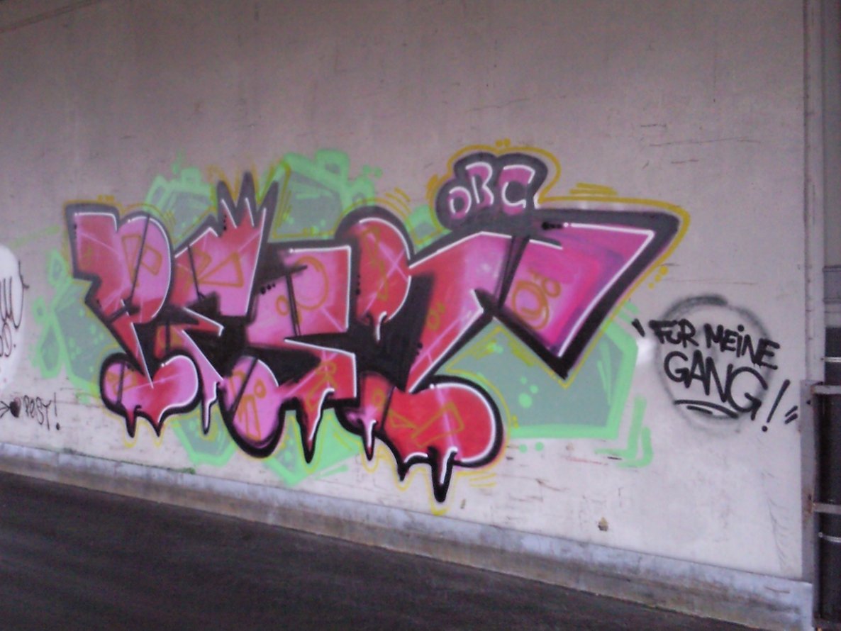 Graffiti Wall - Photo by JemandAnders - pest, OBC