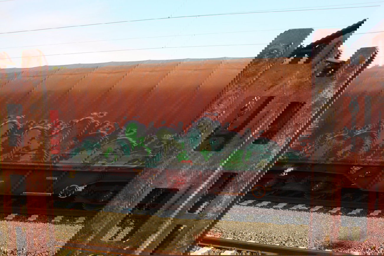 Graffiti Train - Photo by JemandAnders - oder