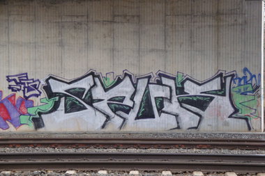 Graffiti Wall - Photo by JemandAnders - spuk, FTS