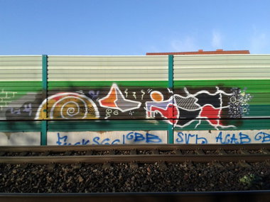 Graffiti Wall - Photo by JemandAnders - @^;