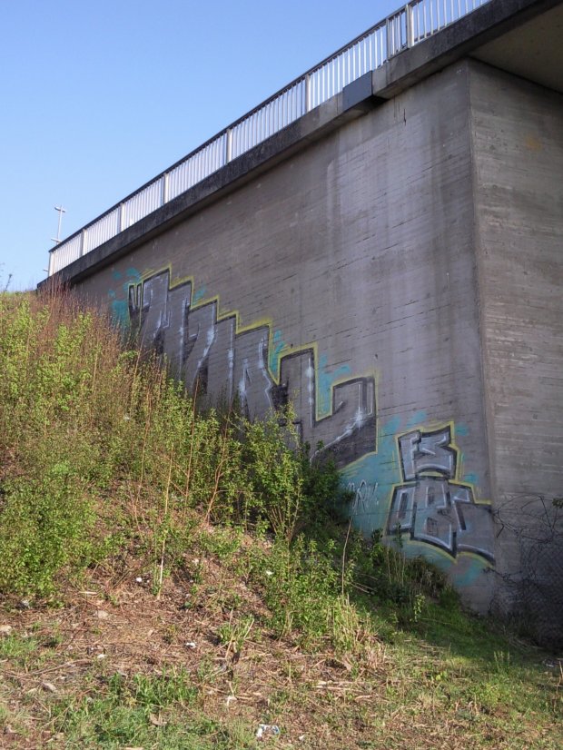 Graffiti Bombing - Photo by JemandAnders - mury, FSOBC