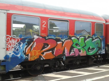 Graffiti Train - Photo by JemandAnders - enso