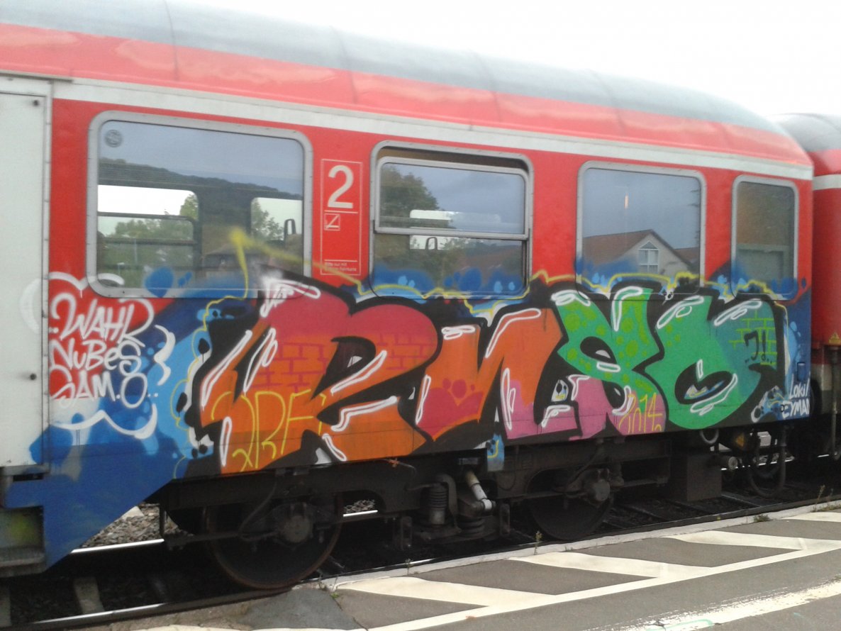 Graffiti Train - Photo by JemandAnders - enso