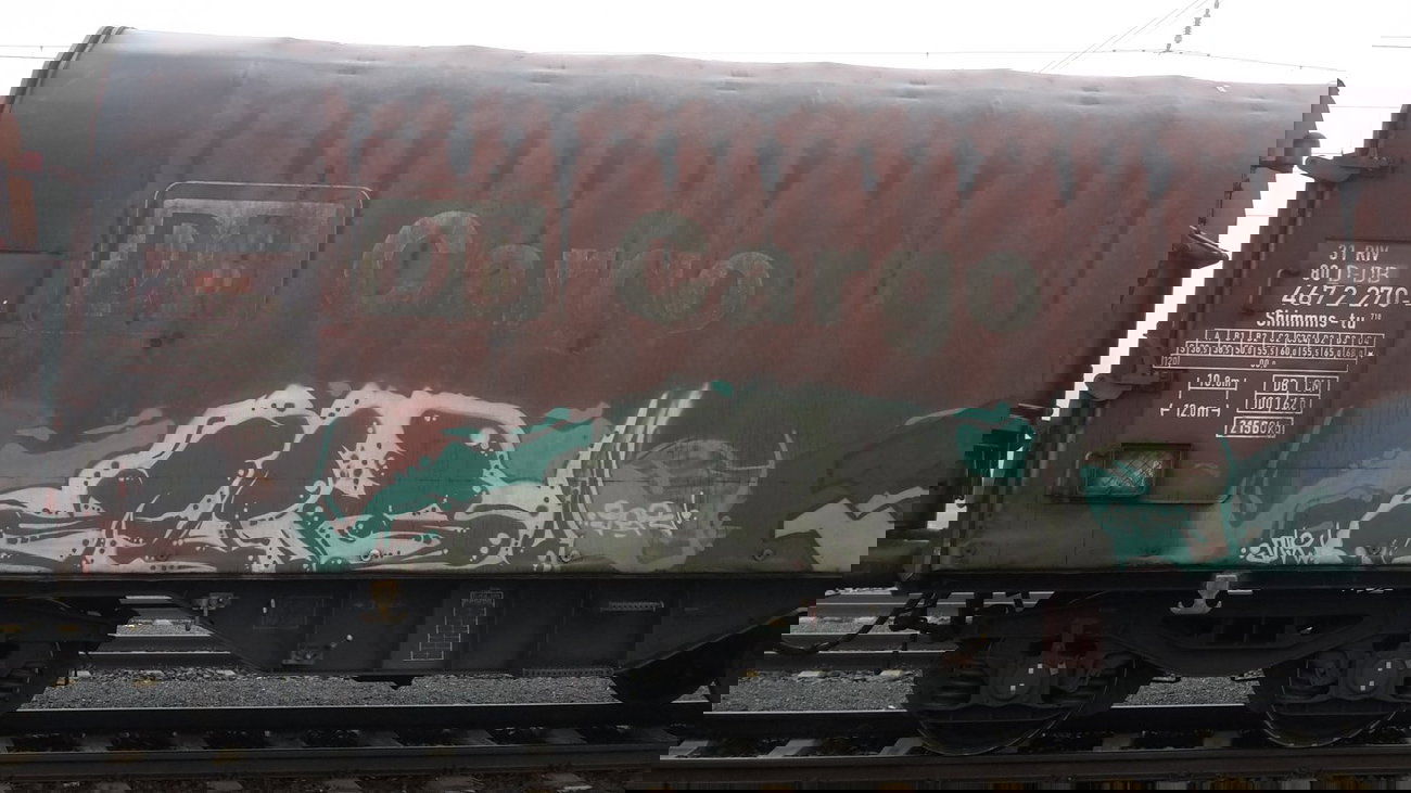 Graffiti Train - Photo by JemandAnders - fr8, Freight