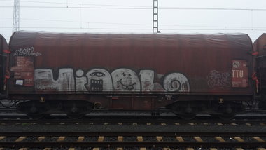 Graffiti Train - Photo by JemandAnders - fr8, Freight