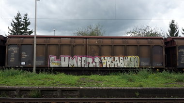 Graffiti Train - Photo by JemandAnders - fr8, Freight