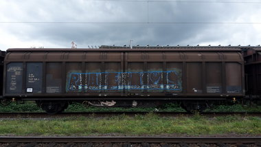 Graffiti Train - Photo by JemandAnders - fr8, Freight