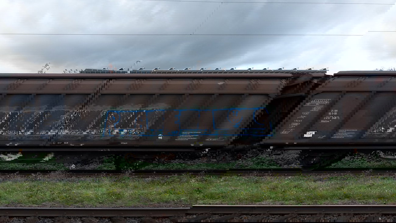 Graffiti Train - Photo by JemandAnders - fr8, Freight