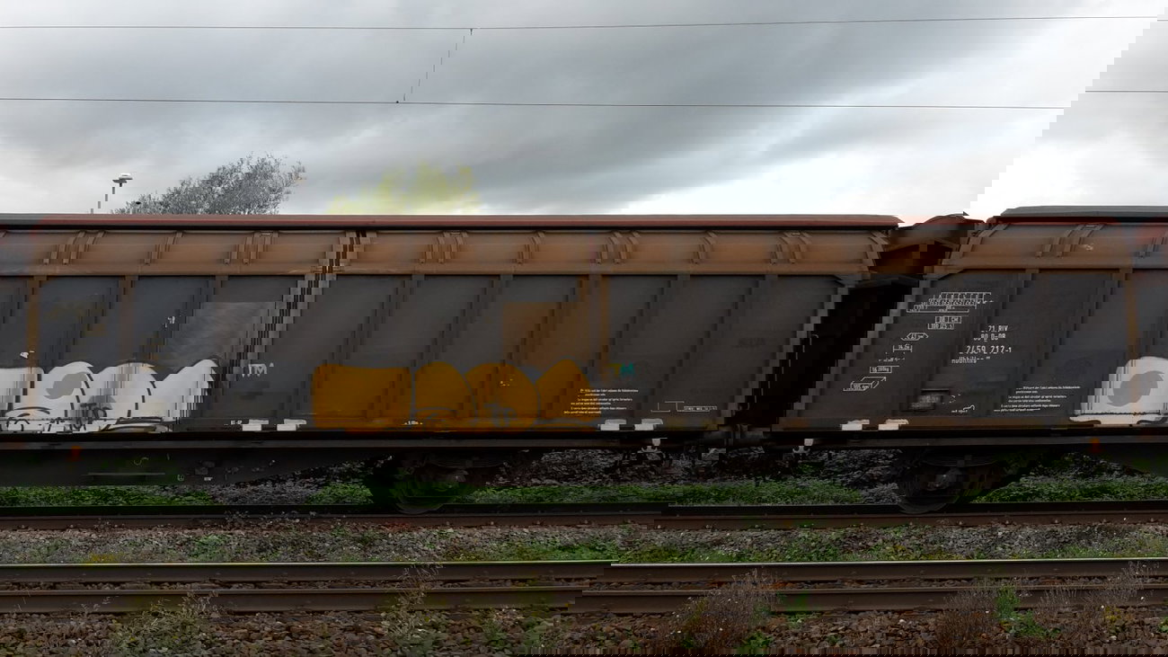 Graffiti Train - Photo by JemandAnders - taps, TM, fr8