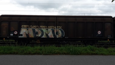 Graffiti Train - Photo by JemandAnders - fr8, Freight