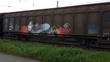 Graffiti Train - Photo by JemandAnders - IOR, future, zukunft
