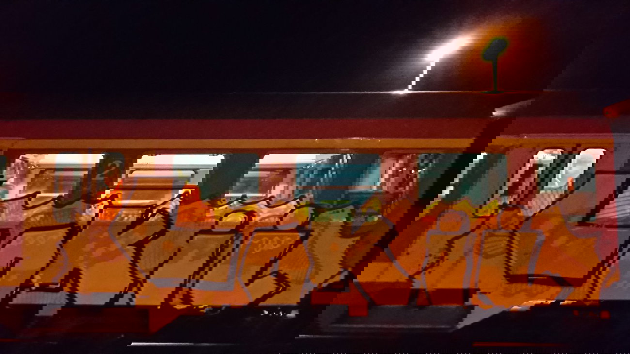 Graffiti Train - Photo by JemandAnders - lokii