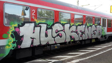 Graffiti Train - Photo by JemandAnders - husk, enso, QBA