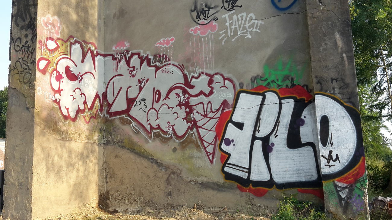 Graffiti Wall - Photo by JemandAnders - zamo, filo