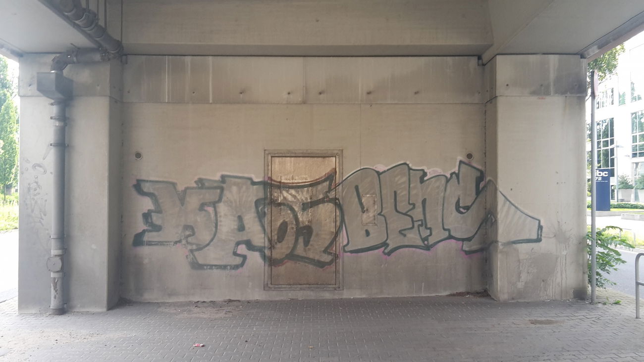 Graffiti Bombing - Photo by JemandAnders - kaos, bens