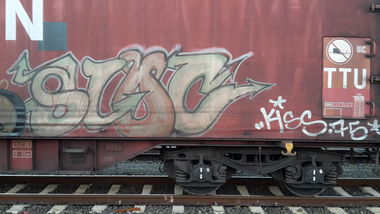 Graffiti Train - Photo by JemandAnders - Freight, fr8