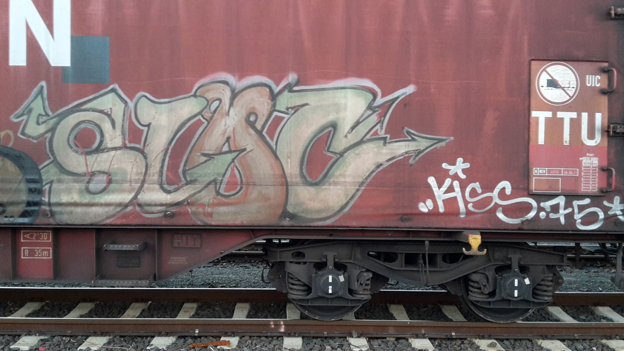 Graffiti Train - Photo by JemandAnders - Freight, fr8