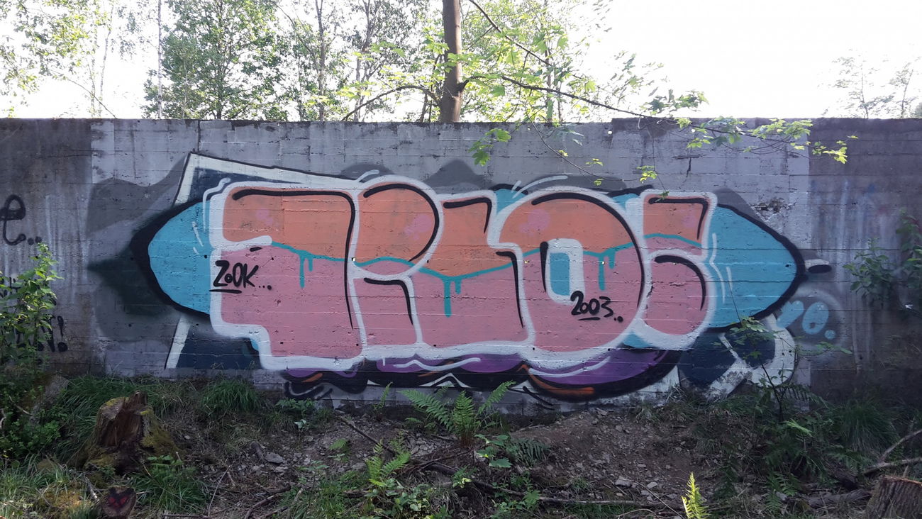 Graffiti Wall - Photo by JemandAnders - filo