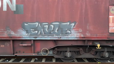 Graffiti Train - Photo by JemandAnders - exudt, Freight, fr8