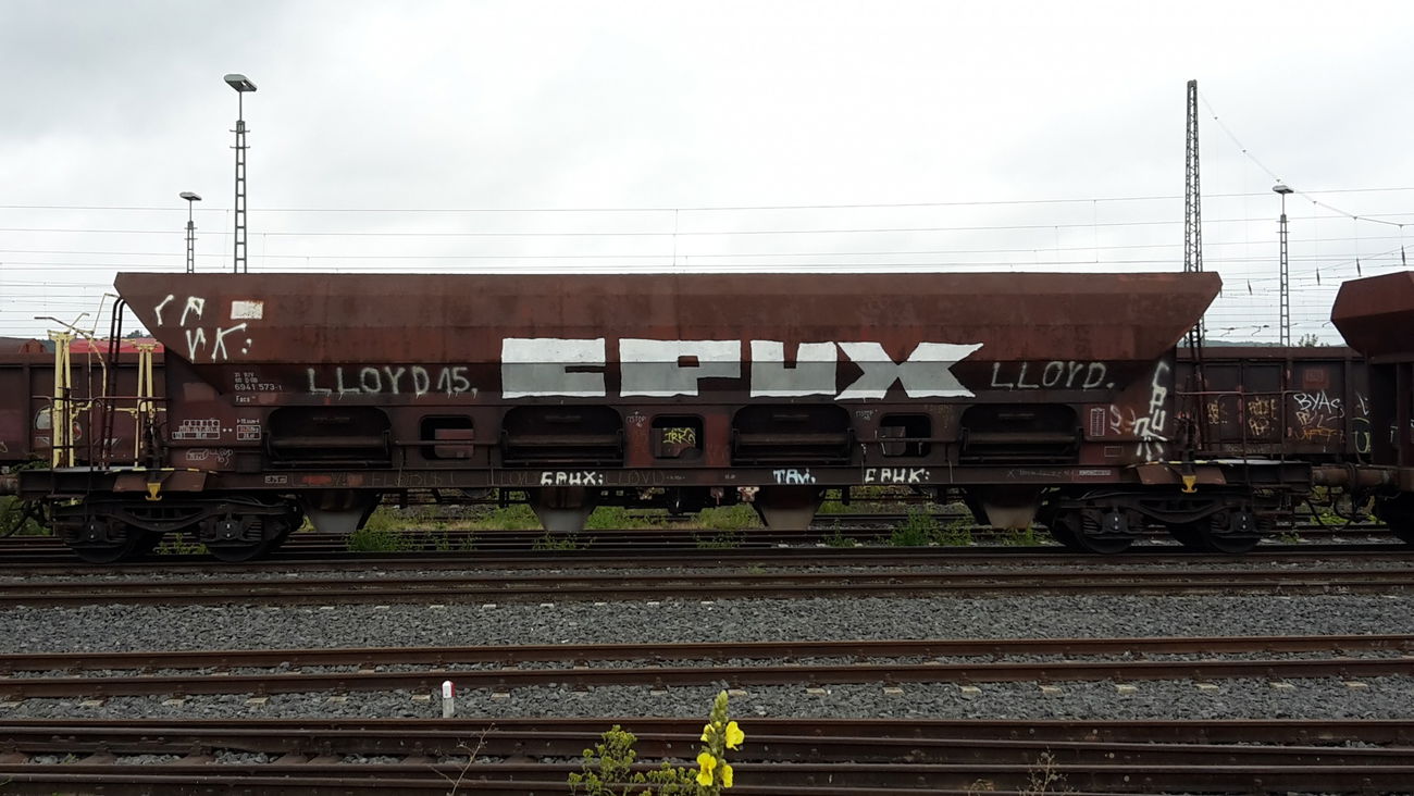 Graffiti Wall - Photo by JemandAnders - cpux, Freight, fr8