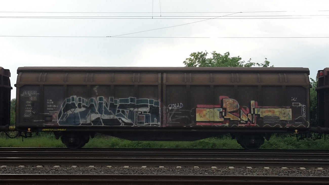 Graffiti Train - Photo by JemandAnders - fr8, Freight