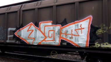 Graffiti Train - Photo by JemandAnders - fr8, Freight