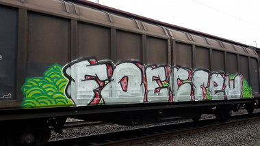 Graffiti Train - Photo by JemandAnders - FOEcrew, fr8, Freight