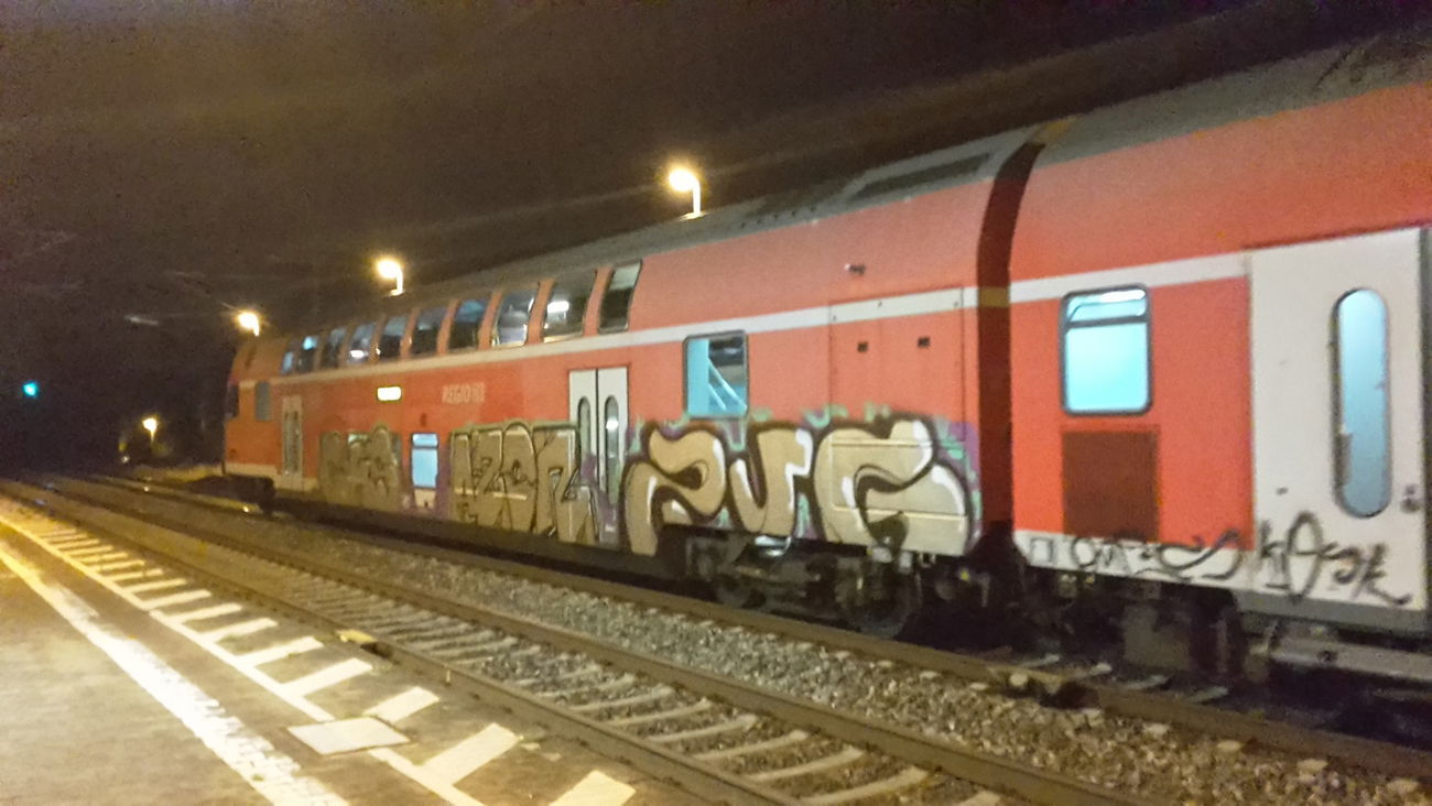 Graffiti Train - Photo by JemandAnders - zug