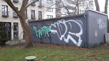 Graffiti Wall - Photo by JemandAnders - HMR, yör