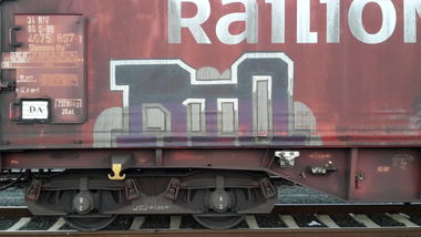 Graffiti Train - Photo by JemandAnders - stero, Freight, fr8