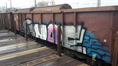 Graffiti Train - Photo by JemandAnders - gude