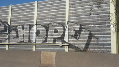 Graffiti Bombing - Photo by JemandAnders - hope
