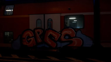 Graffiti Train - Photo by JemandAnders - GPCS