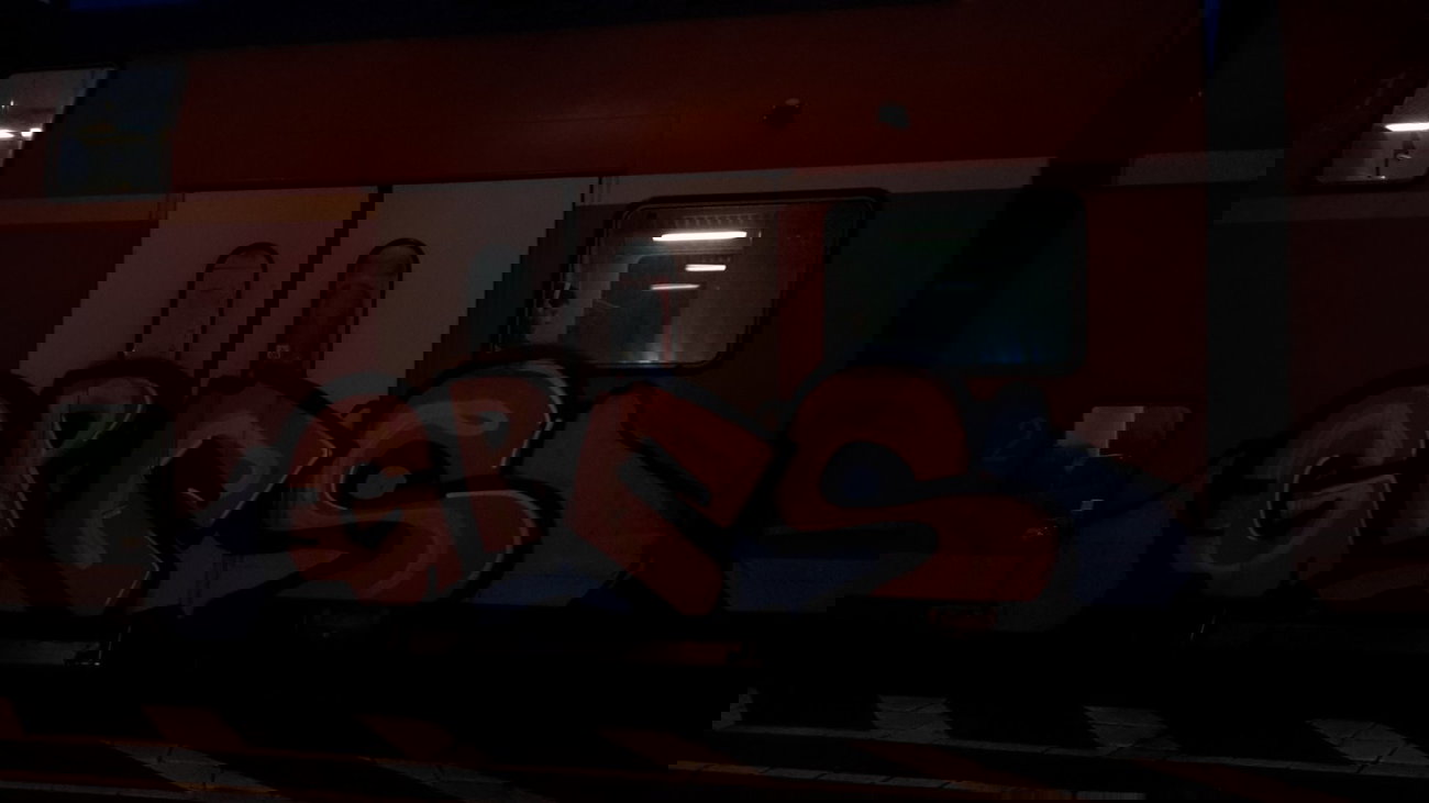 Graffiti Train - Photo by JemandAnders - GPCS