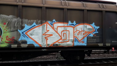 Graffiti Train - Photo by JemandAnders - fr8, Freight