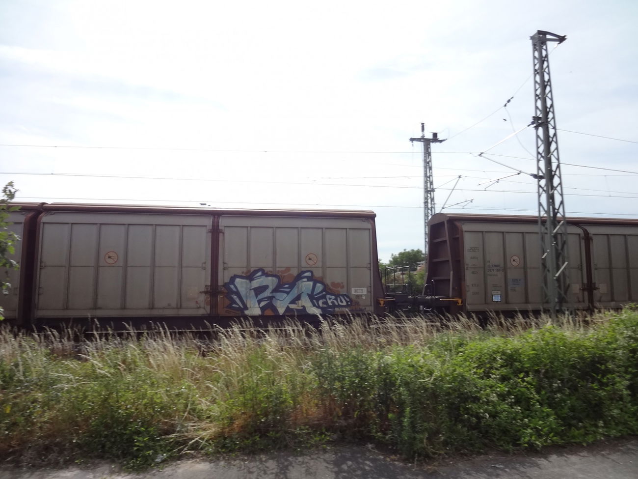 Graffiti Train - Photo by JemandAnders - fr8, Freight, RAcru
