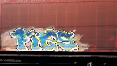Graffiti Train - Photo by JemandAnders - fr8, Freight, fies