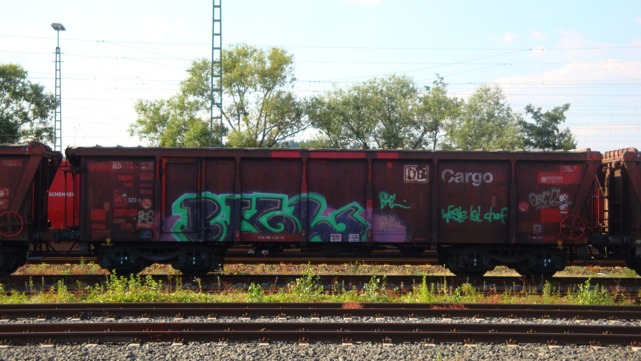 Graffiti Train - Photo by JemandAnders - BKL, fr8, Freight