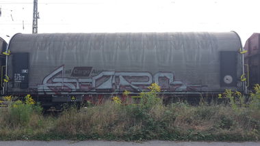 Graffiti Train - Photo by JemandAnders - stero, Freight, fr8