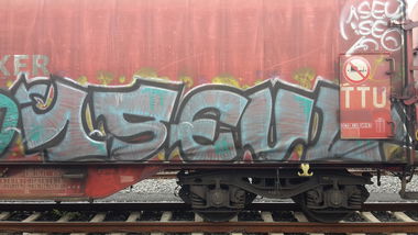 Graffiti Train - Photo by JemandAnders - Freight, fr8