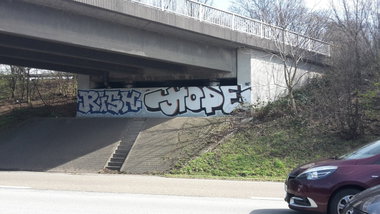 Graffiti Wall - Photo by JemandAnders - rush, hope