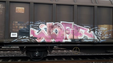 Graffiti Train - Photo by JemandAnders - DFF, fr8, Freight